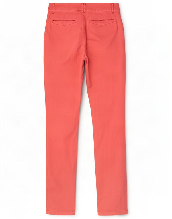 Tommy Hilfiger Pantaloni chino slim da donna W27 L32 Rosa Cotone