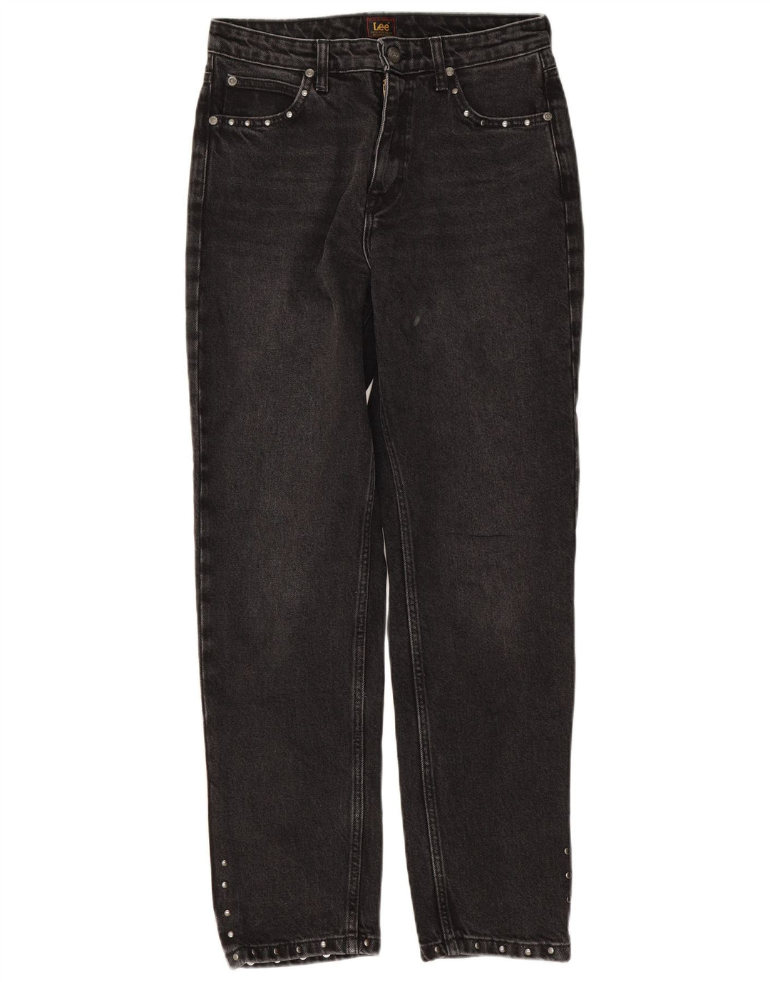 Jeans dritti Carol da donna Lee W28 L28 cotone nero