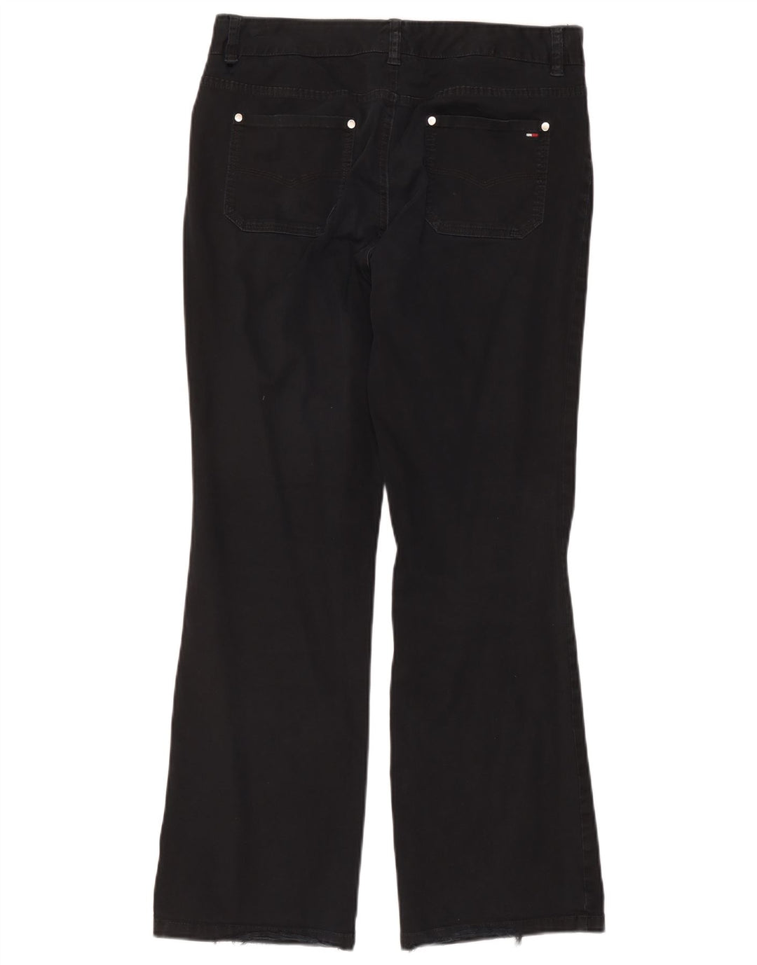 Jeans Bootcut da donna Tommy Hilfiger US 10 Large W32 L31 Cotone nero