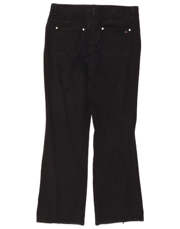 Jeans Bootcut da donna Tommy Hilfiger US 10 Large W32 L31 Cotone nero
