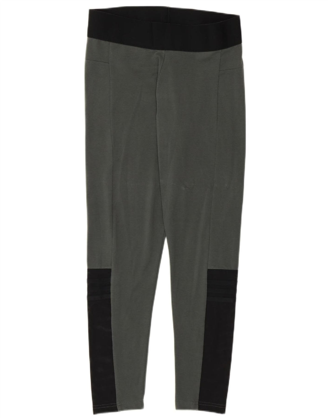 Leggings Adidas da donna UK 12/14 Cotone color block grigio medio