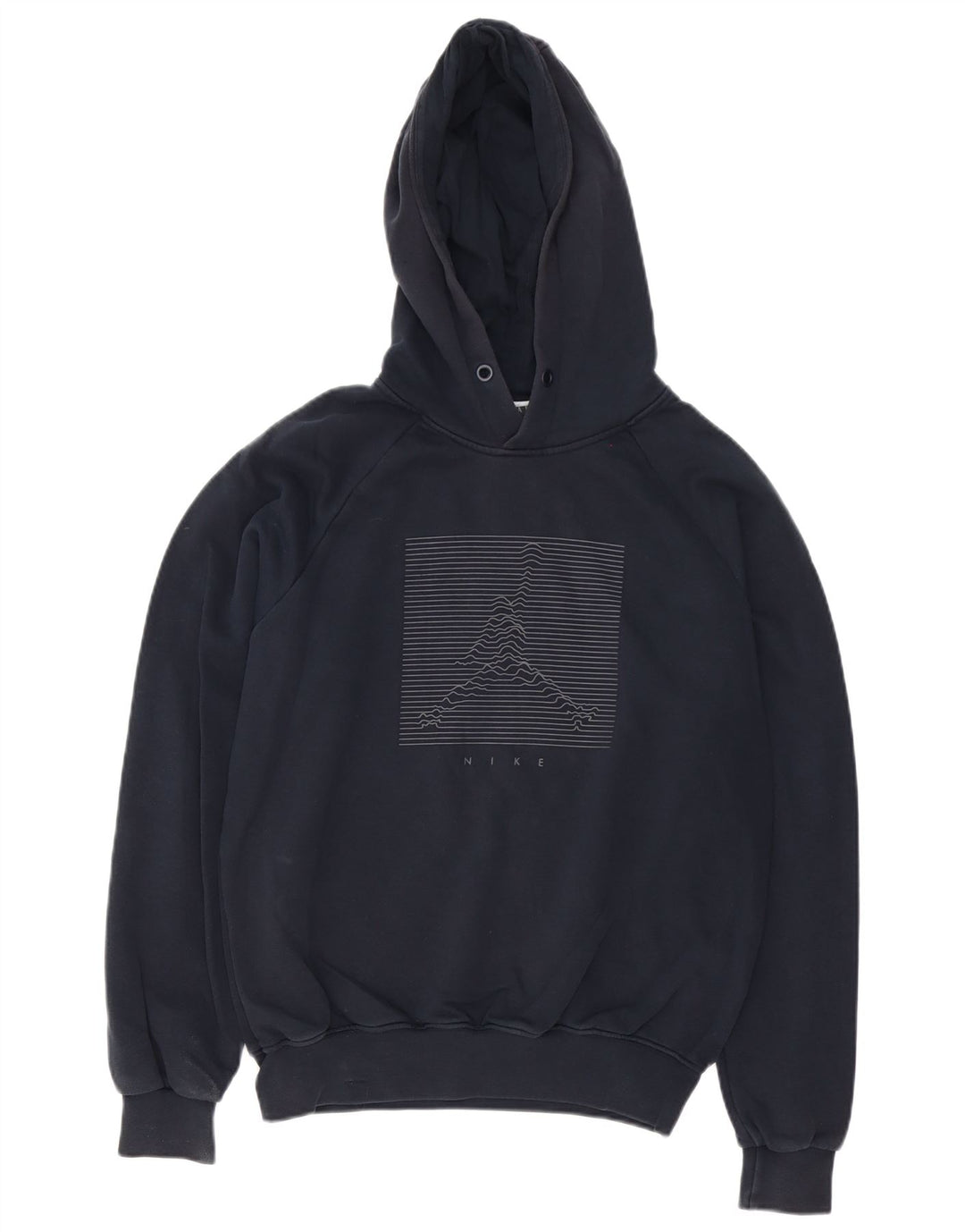 Felpa con cappuccio grafica Jordan da uomo grande in cotone nero