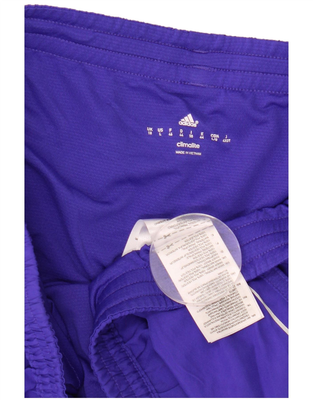Pantaloncini sportivi ADIDAS Climalite da donna UK 18 XL Poliestere viola