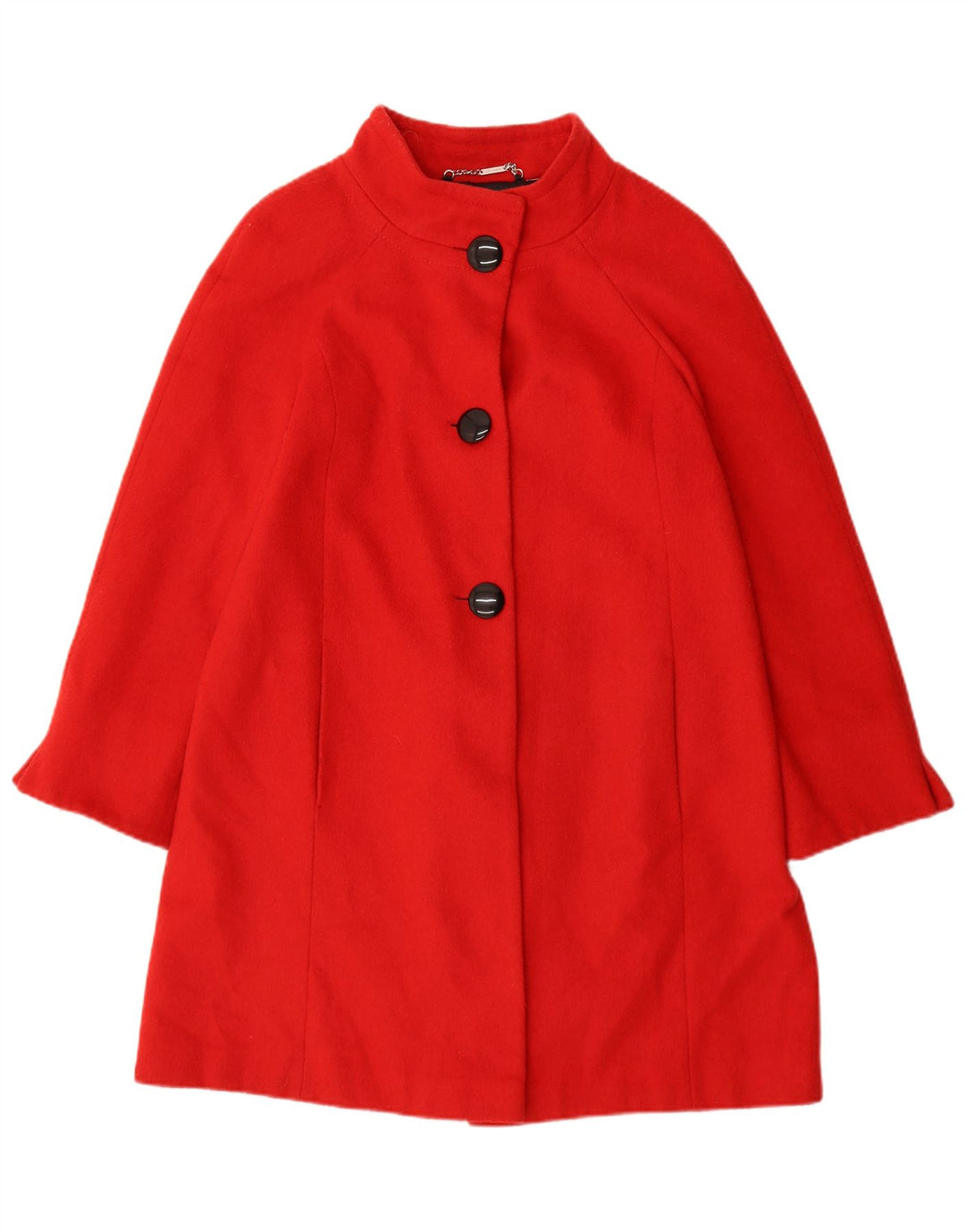 Soprabito da donna LAURA ASHLEY UK 10 piccolo rosso in lana