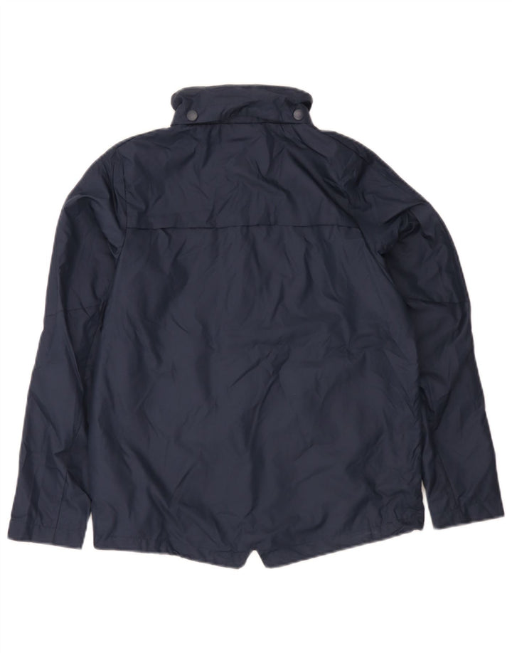 Giacca antipioggia grafica Nike da ragazzo 12-13 anni Large in poliestere blu navy