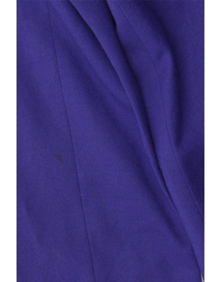 Giacca blazer a 3 bottoni da donna Hugo Boss UK 12 Lana vergine viola media