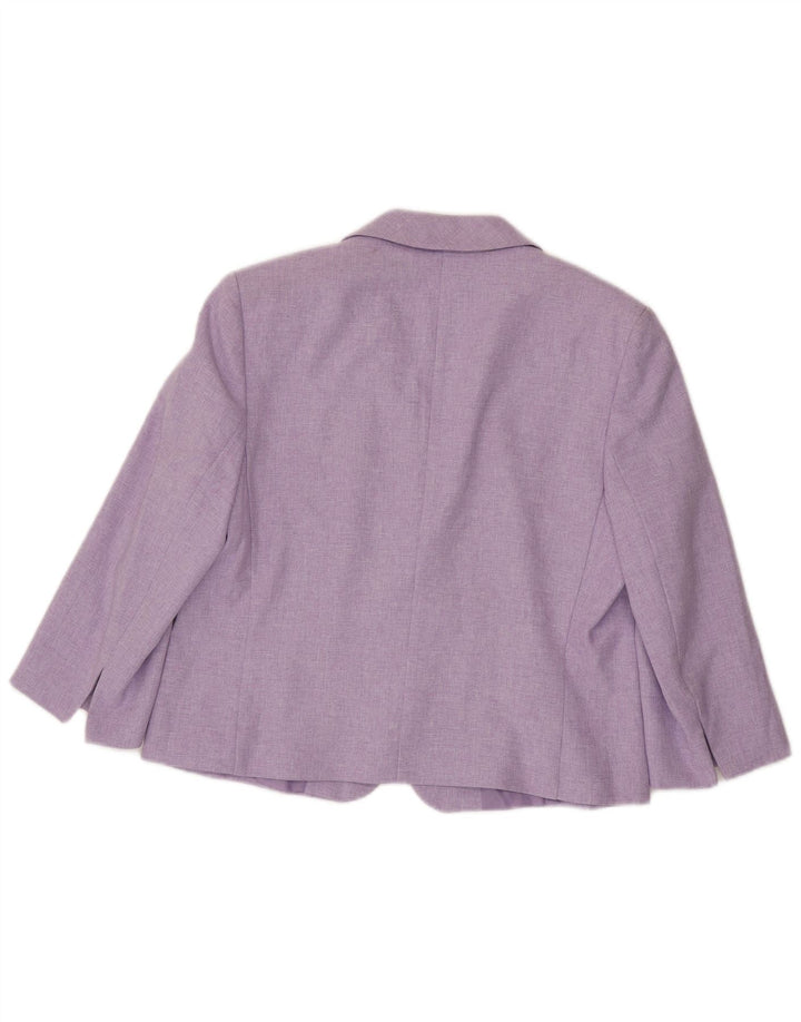 Giacca blazer da donna Marks & Spencer vestibilità standard UK 16 grande viola