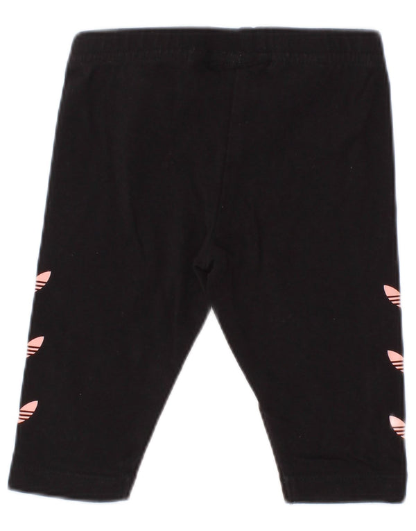 Leggings grafici Nike per neonata 0-3 mesi in cotone nero