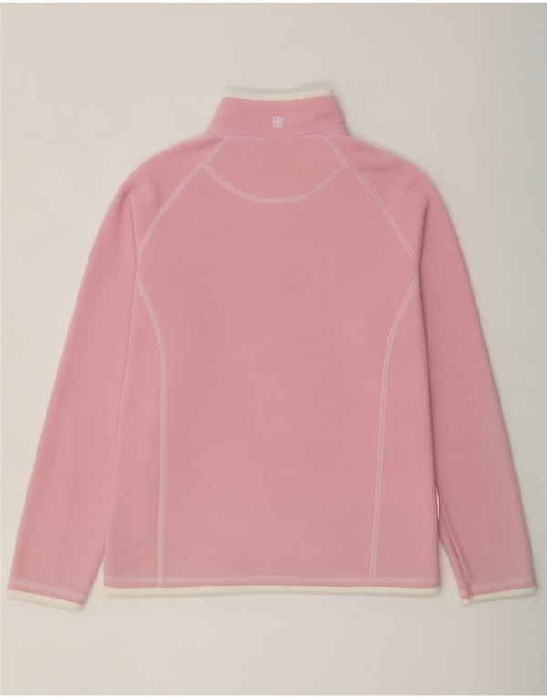 Maglione in pile da donna con collo e zip Mountain Warehouse UK 8 Small Poliestere rosa