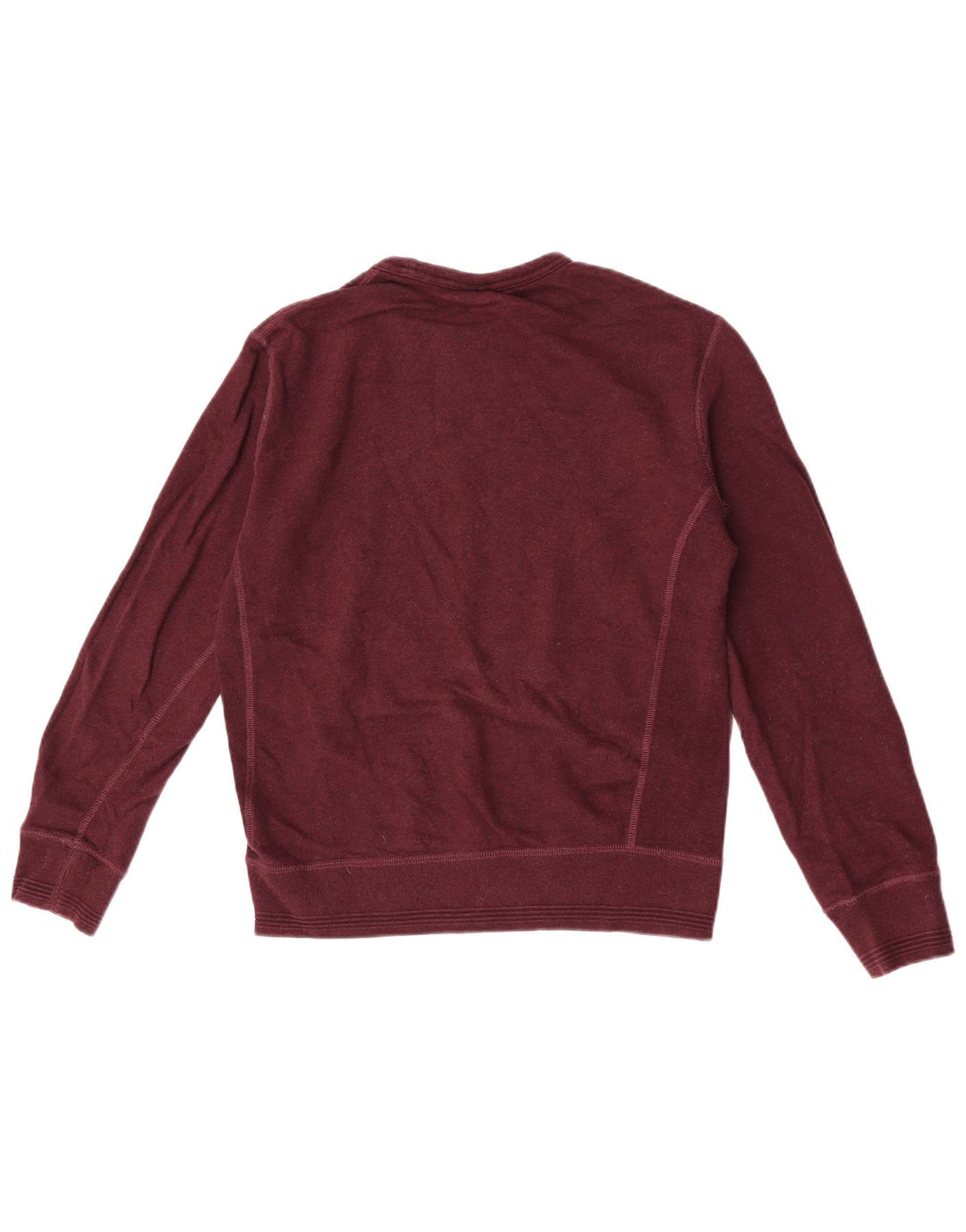 Felpa da uomo Marks & Spencer piccola in cotone bordeaux