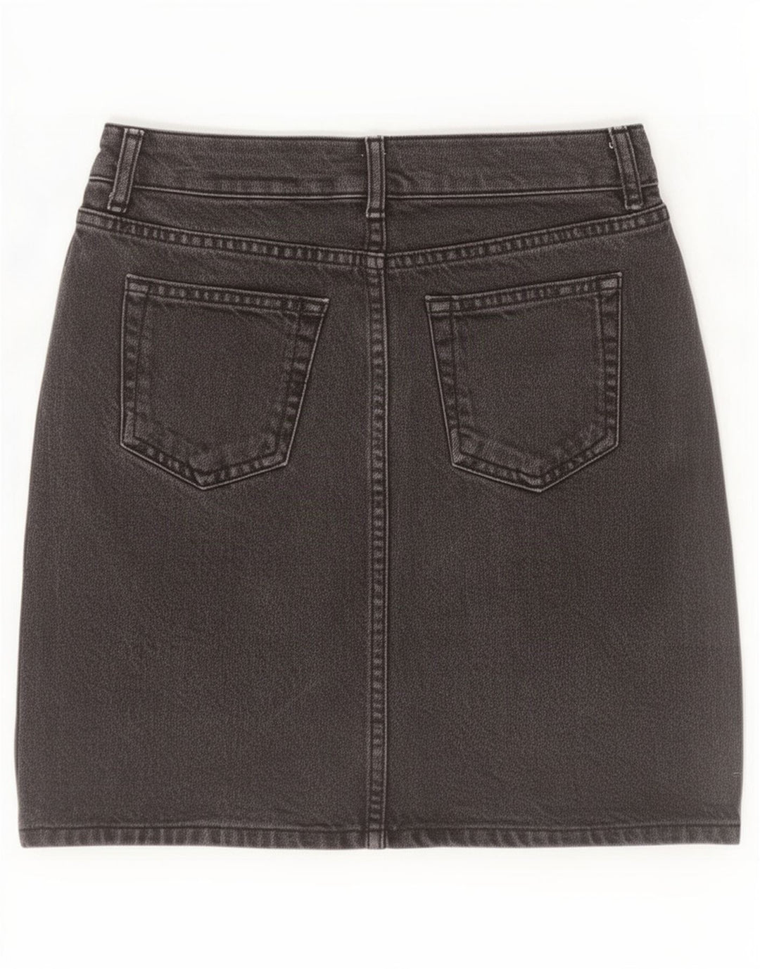 Mini gonna di jeans da donna Topshop W26 piccola in cotone nero