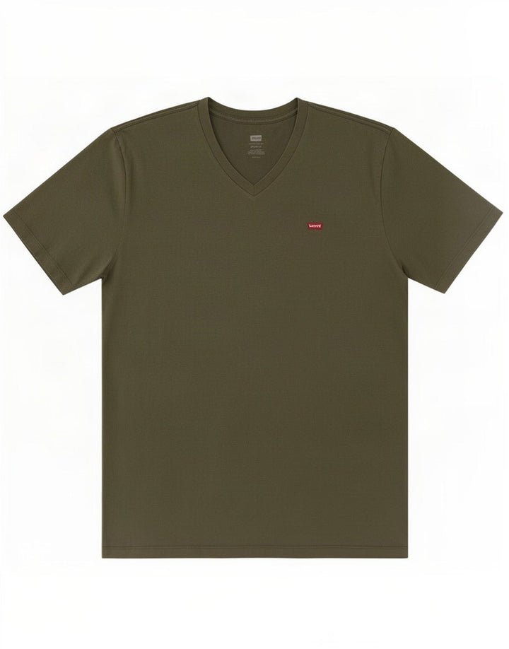 T-shirt standard da uomo Levi's Top XL in cotone kaki
