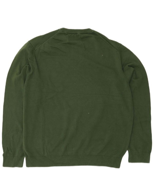 Maglione maglione girocollo da uomo Izod 2XL Verde