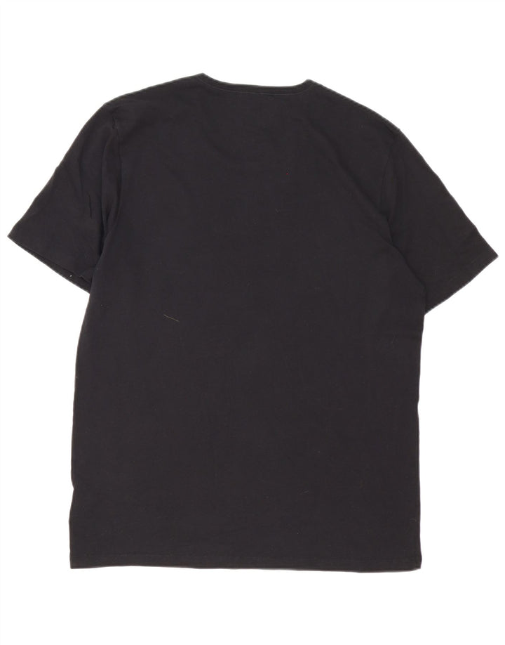 T-shirt da uomo Hugo Boss Top grande in cotone nero