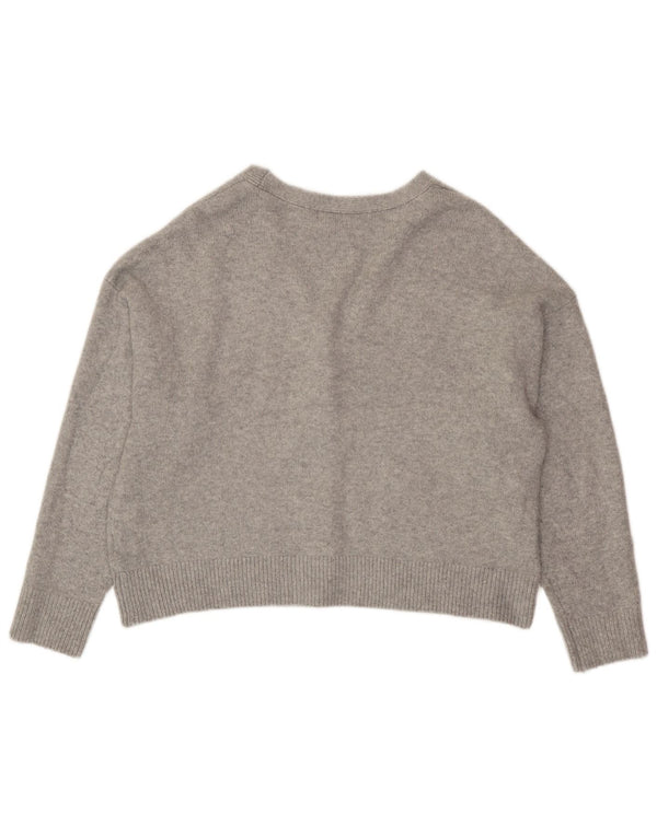 Maglione cardigan oversize da donna Marks & Spencer UK 14 Grigio medio