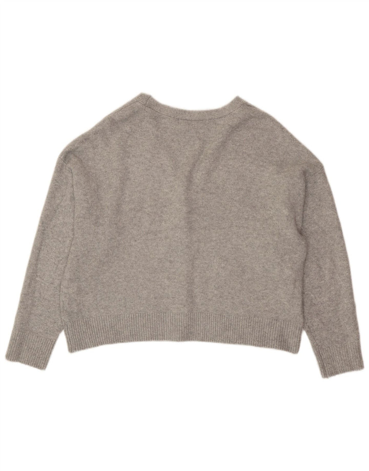 Maglione cardigan oversize da donna Marks & Spencer UK 14 Grigio medio