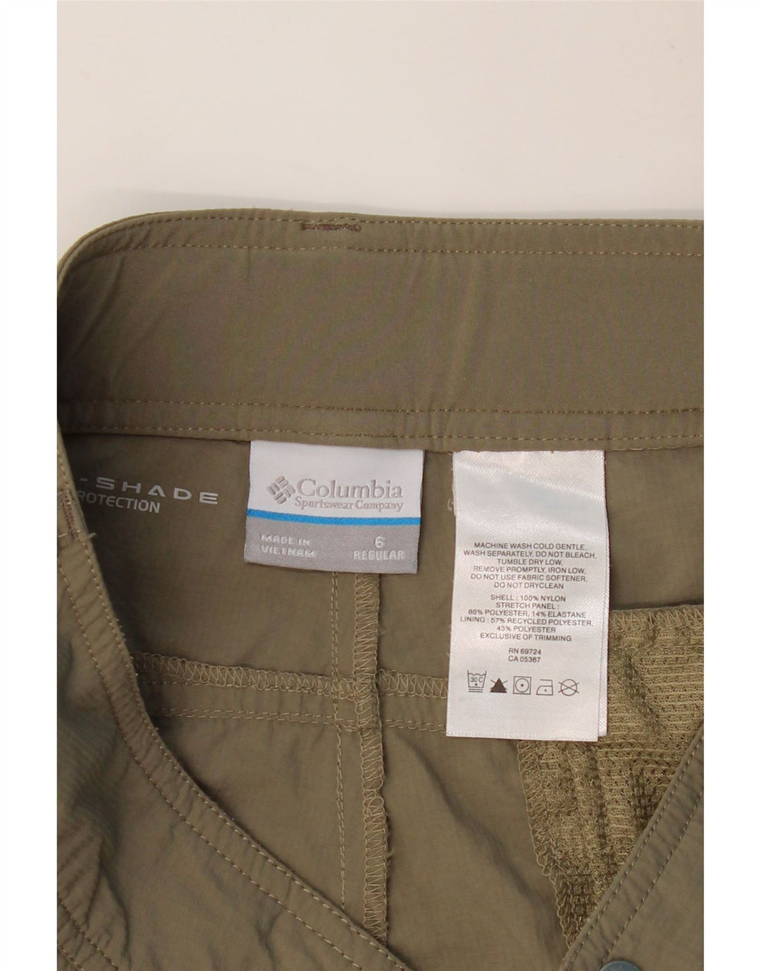 Pantaloni cargo regolari da donna COLUMBIA US 6 Medium W32 L32 Khaki