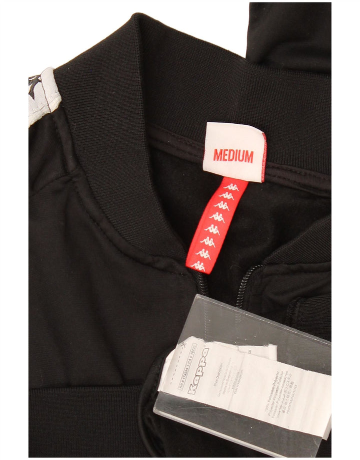 Giacca da tuta grafica da donna KAPPA UK 14 Medium Black Colourblock