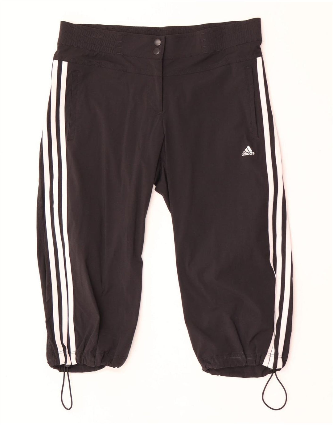 Pantaloncini adidas Climalite Bermuda da donna UK 12 Medium W32 Nylon nero
