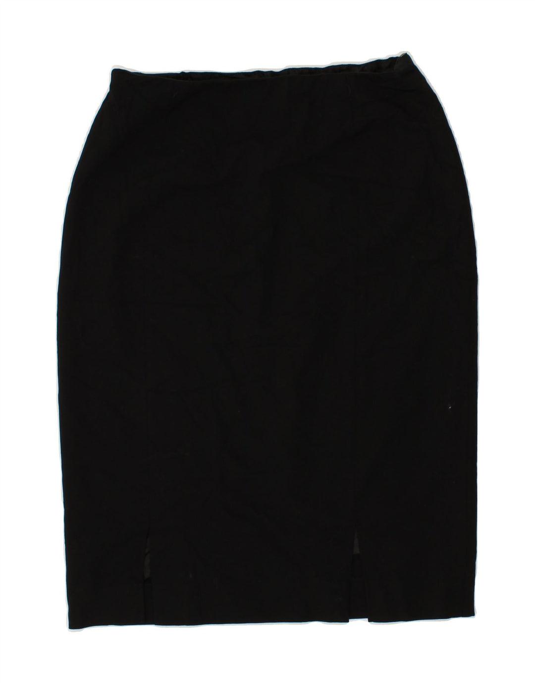 Gonna longuette da donna JAEGER UK 12 media W28 lana nera