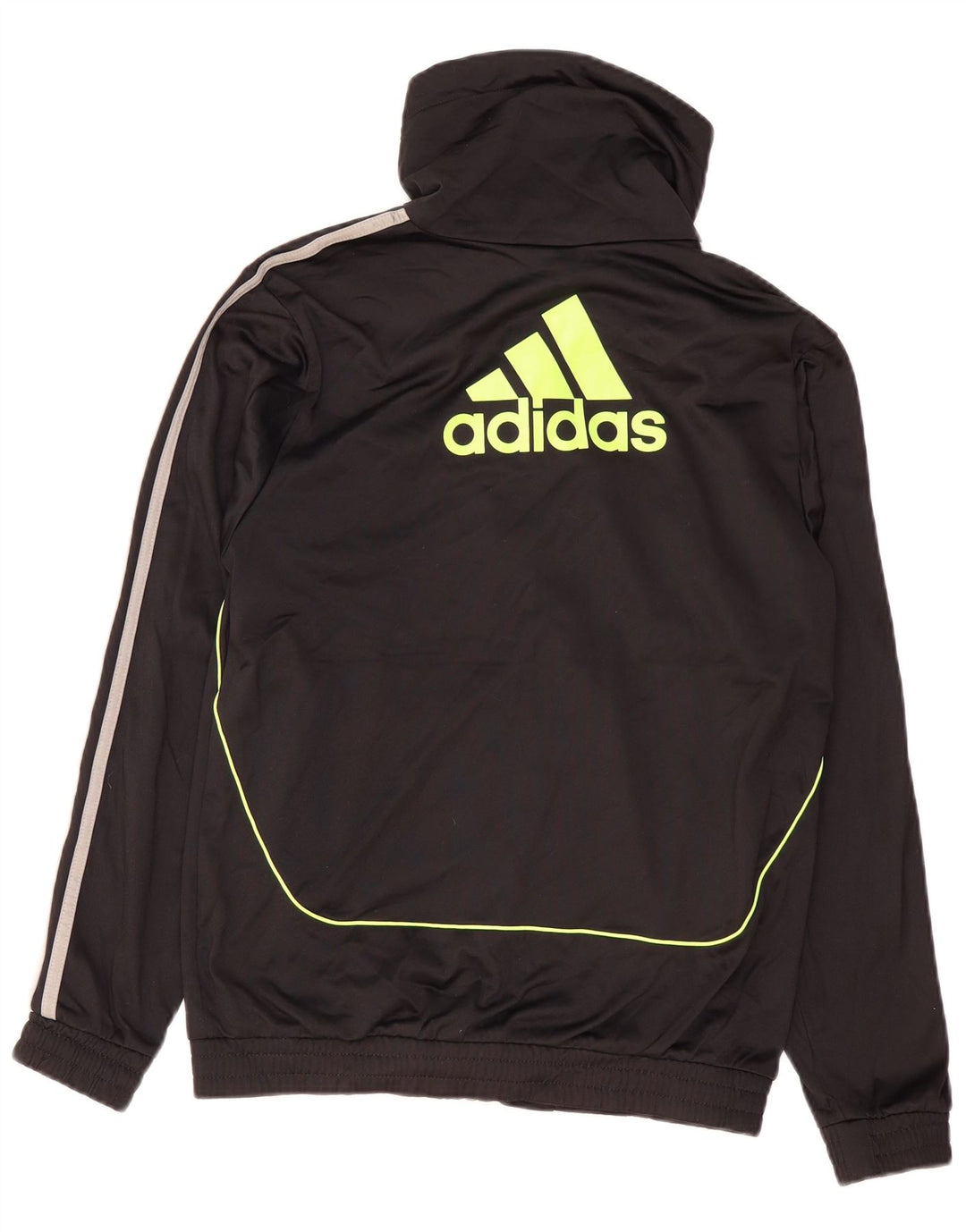 Giacca da ginnastica grafica da uomo ADIDAS UK 36/38 piccola nera