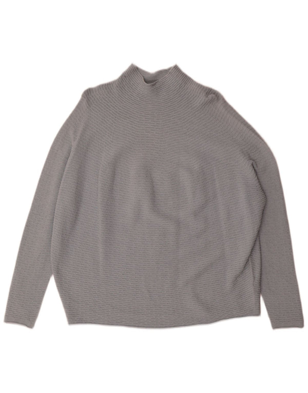 Maglione maglione oversize con collo alto da donna Phase Eight UK 14 Grigio medio