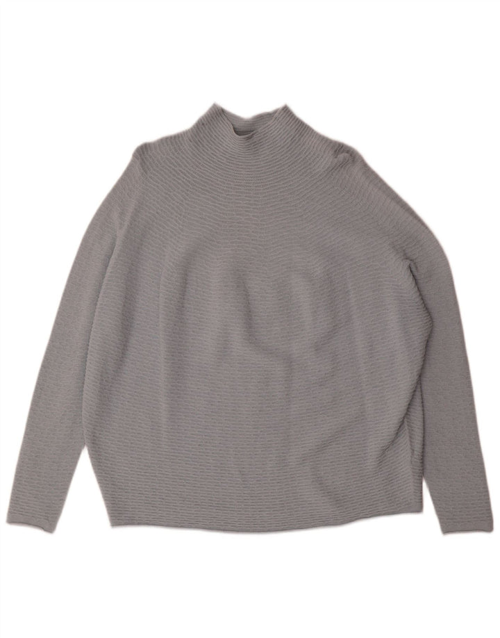 Maglione maglione oversize con collo alto da donna Phase Eight UK 14 Grigio medio