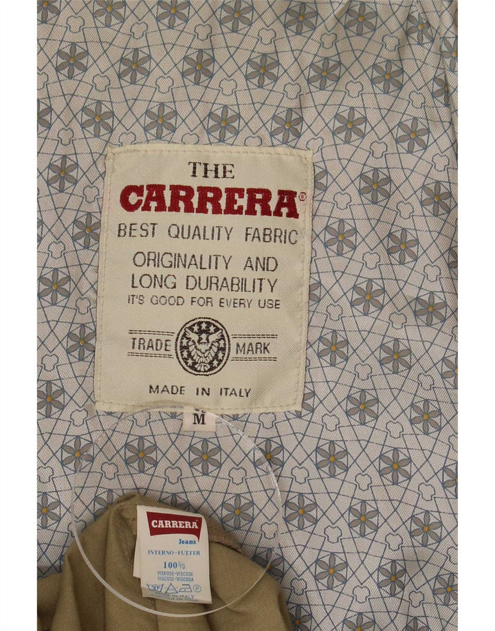 Carrera Giacca blazer a 2 bottoni da uomo UK 38 Viscosa beige medio