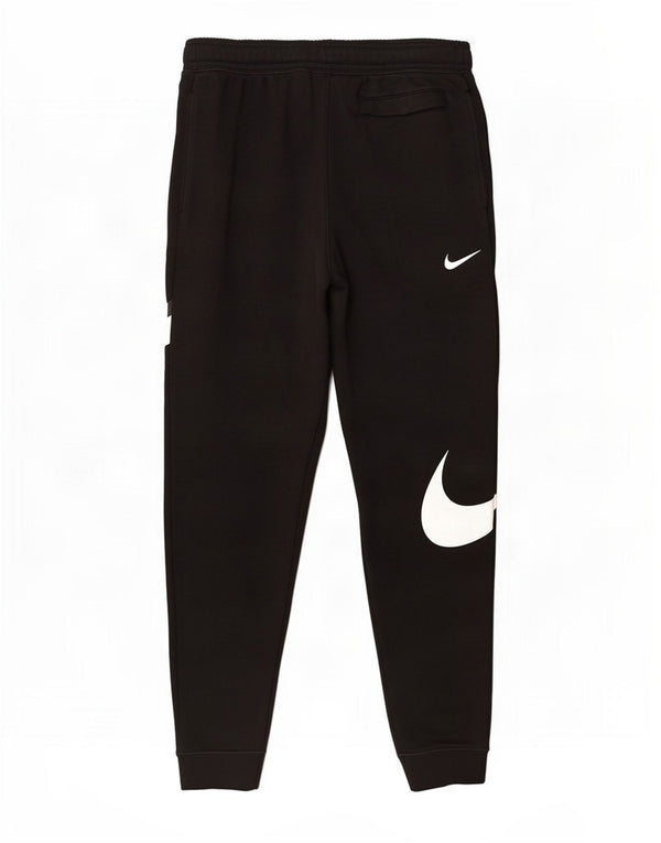 Pantaloni da tuta con grafica Nike da ragazzo, pantaloni da jogging, 13-14 anni, XL, cotone nero