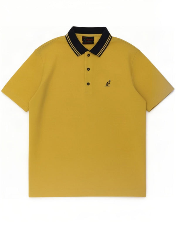 Polo da uomo AUSTRALIAN L'ALPINA Poliestere giallo medio