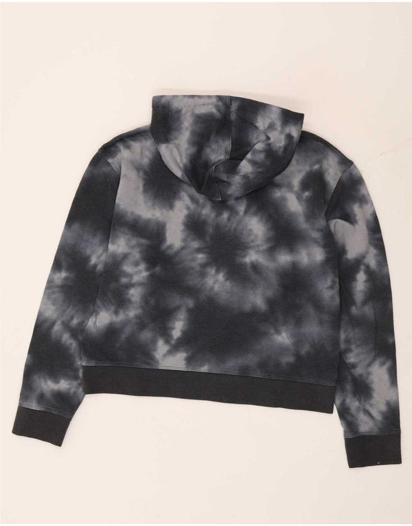 Felpa con cappuccio da donna Champion UK 16 Large in cotone tie-dye blu navy