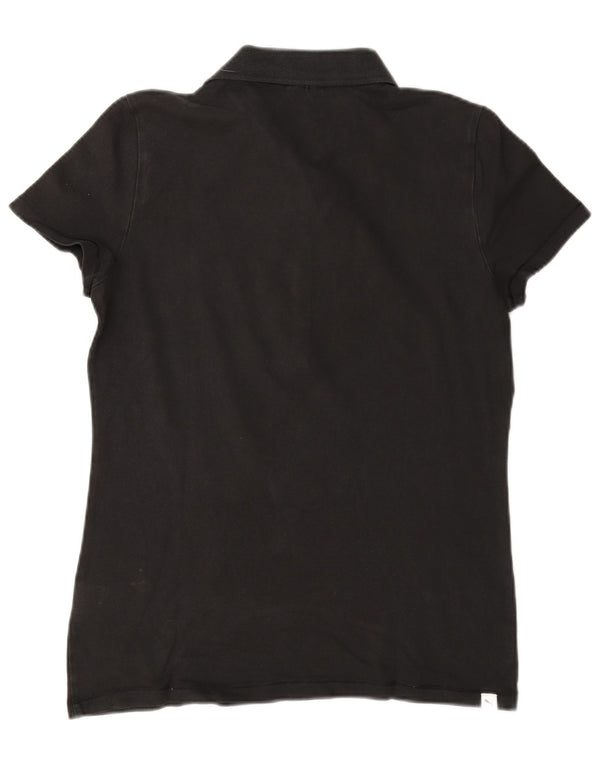 Polo da donna Puma UK 14 grande in cotone nero