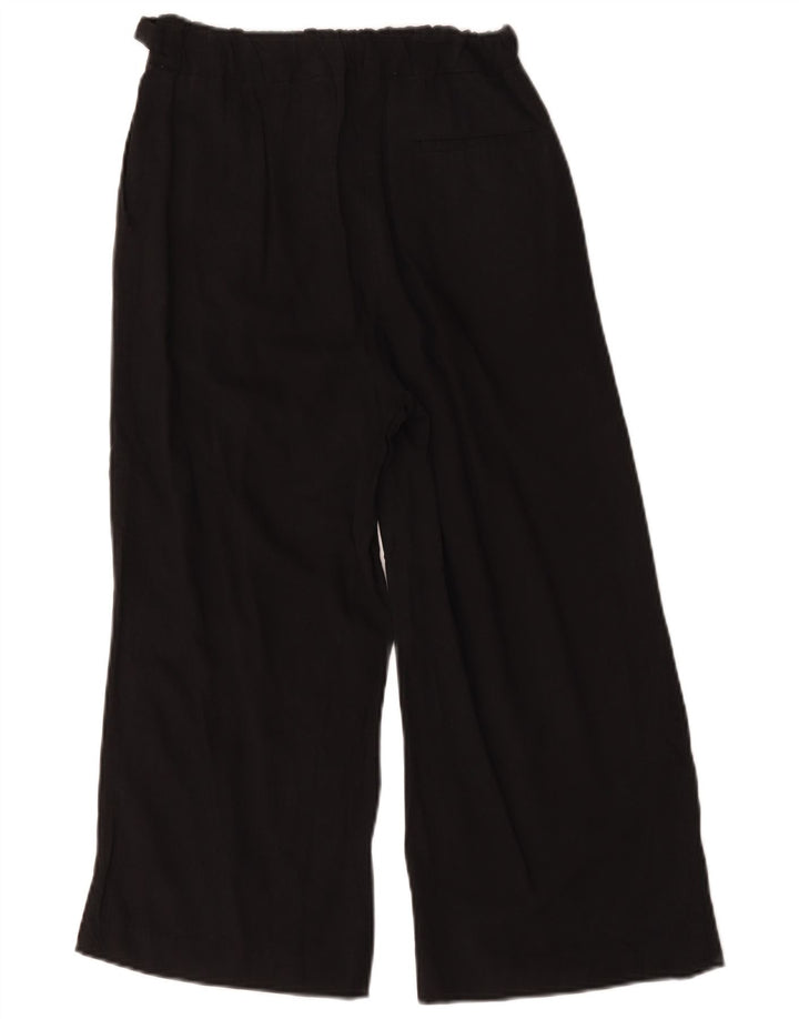 Pantaloni corti da donna a gamba larga Oasis W26 L21 Neri