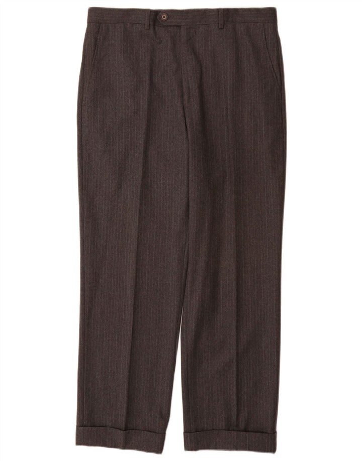 Valentino Abito Uomo 3 Bottoni 2 Pezzi IT 48 Medio W32 L29 Gessato Grigio