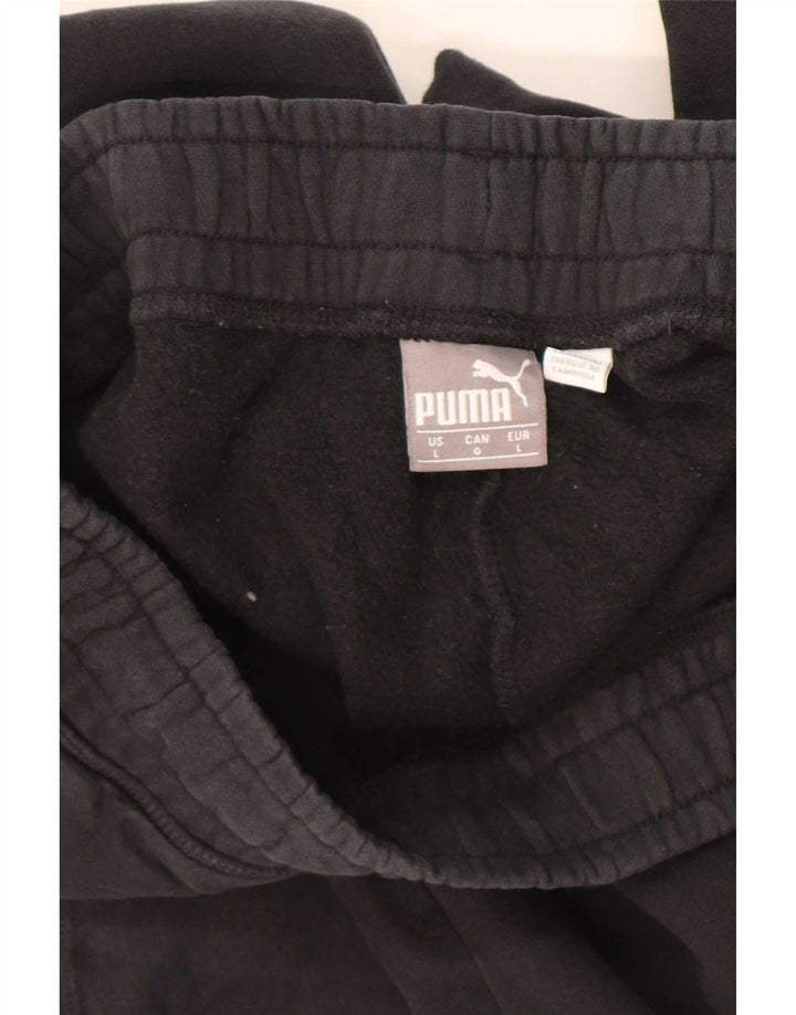 Pantaloni della tuta da uomo Puma Large neri