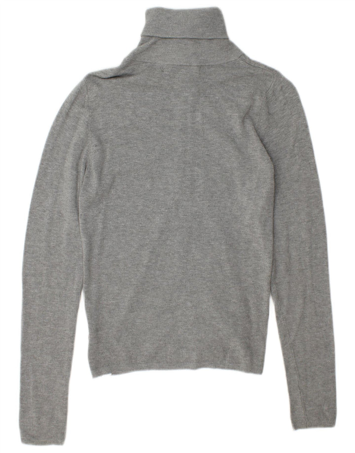Maglione cardigan da donna Zara UK 12 Rayon grigio medio