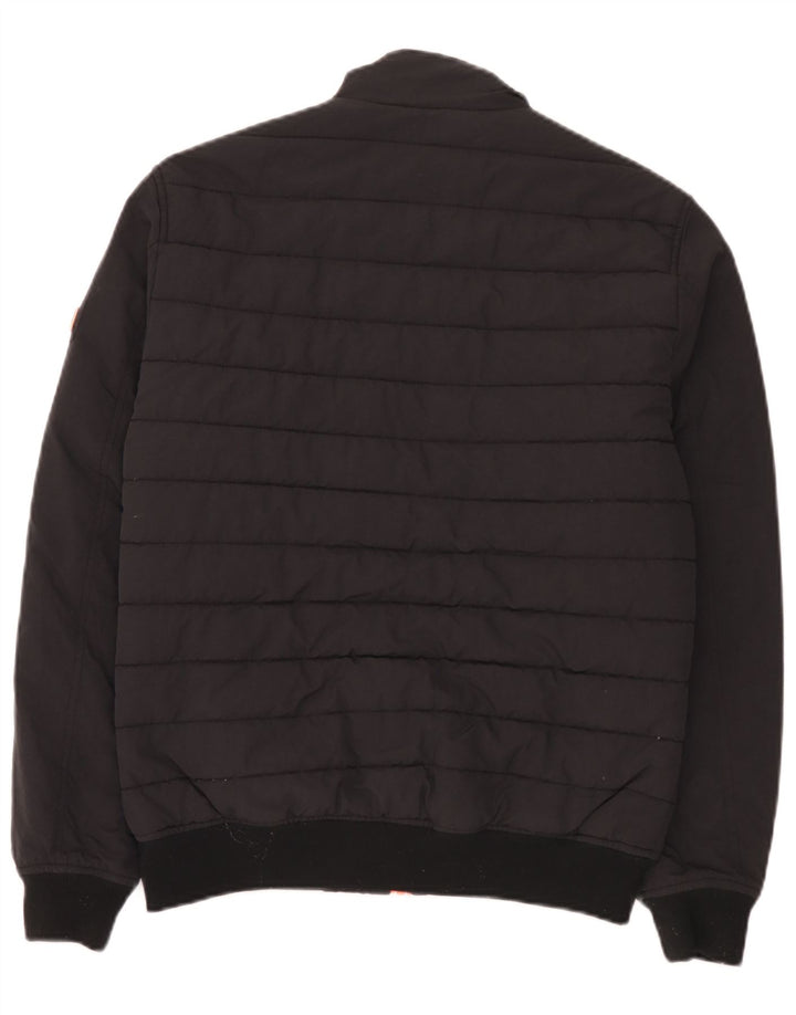 Giacca imbottita da uomo Superdry UK 38 nylon nero medio