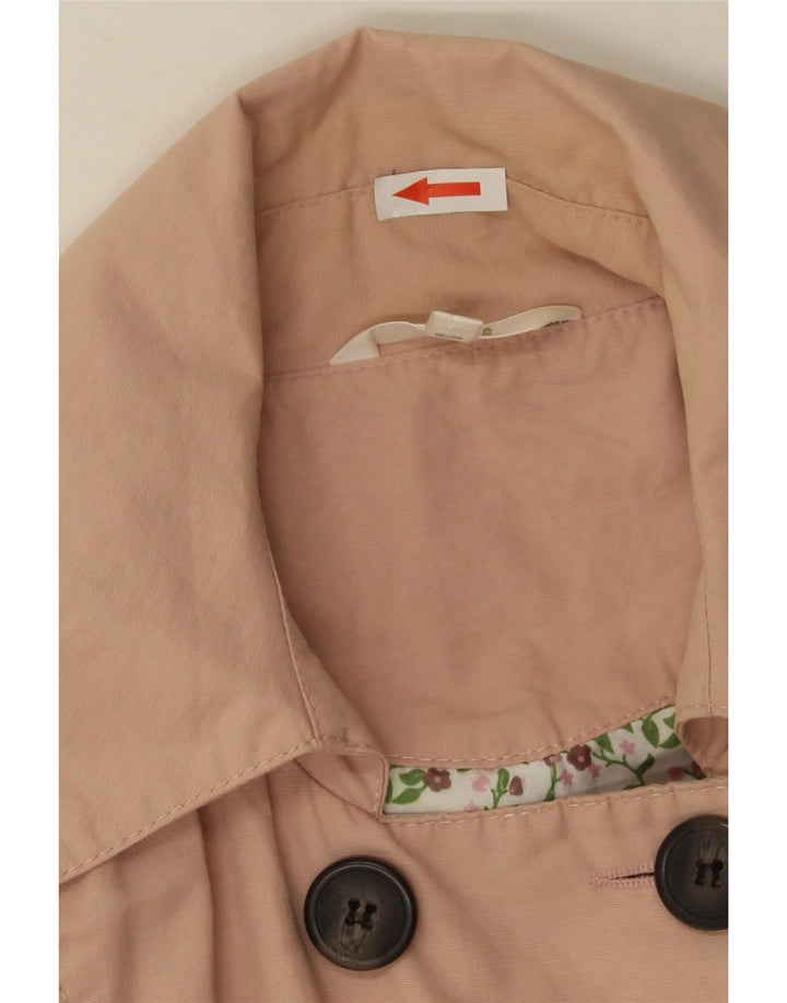 Trench da donna Marks & Spencer UK 10 piccolo cotone rosa