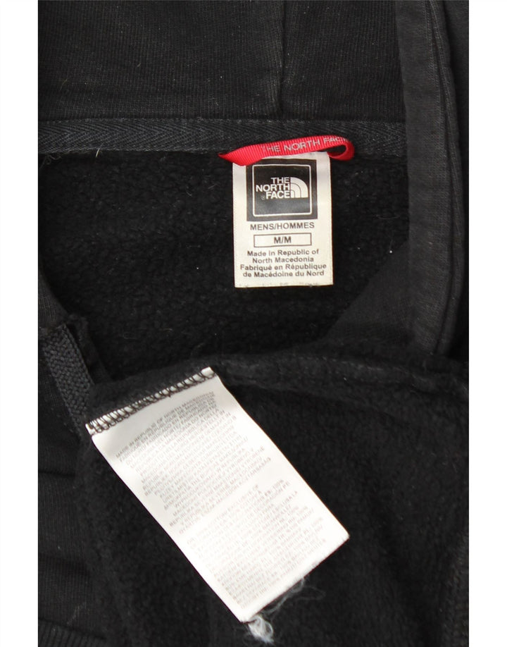 THE NORTH FACE Maglione con cappuccio grafico da uomo in cotone nero medio