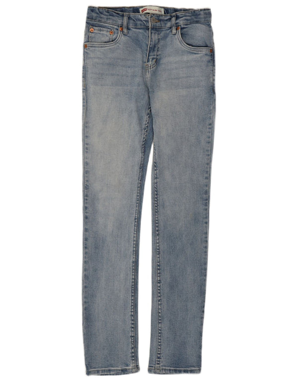 Levi's Ragazzi 512 Jeans slim affusolati 13-14 anni W28 L30 Cotone blu