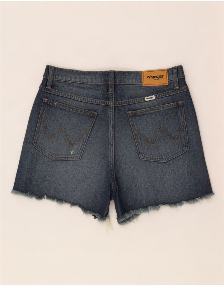 Pantaloncini di jeans da donna Wrangler medi W28 Blu
