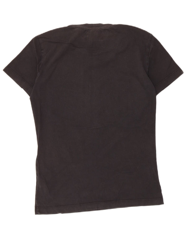 Maglietta grafica da uomo Calvin Klein Jeans Top piccola in cotone nero