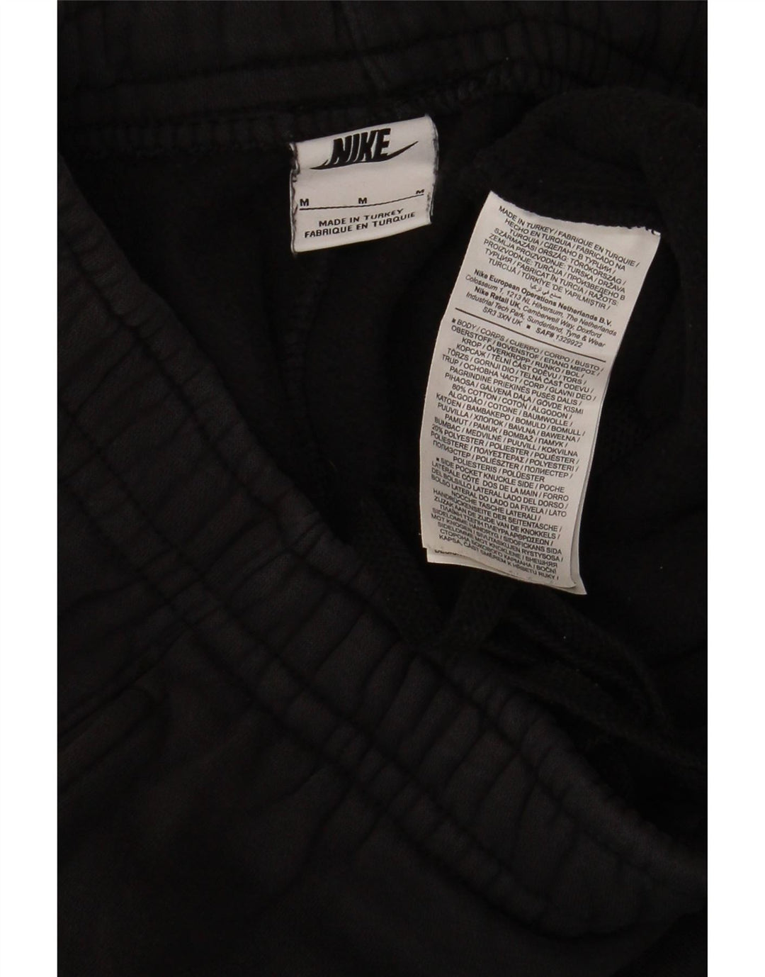 Pantaloni da tuta Nike Graphic Cargo da uomo, pantaloni da jogging, cotone medio nero