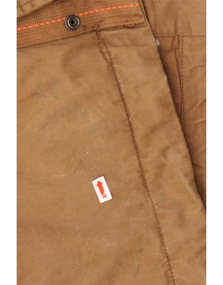 Giacca parka Sherpa da uomo con cappuccio SUPERDRY UK 38 Cotone beige medio