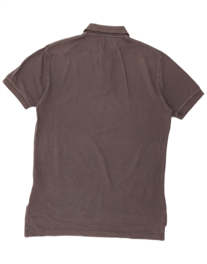 Polo Ralph Lauren da uomo in cotone grigio medio