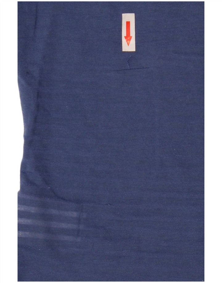 T-shirt grafica da donna Superdry Top UK 10 Small blu poliestere