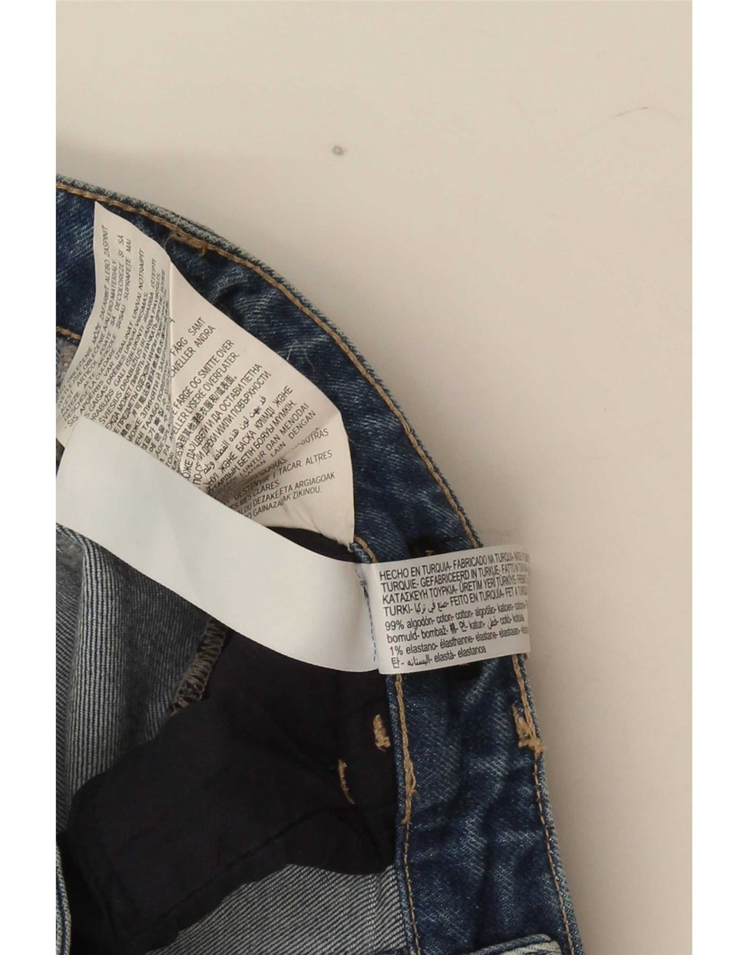 Jeans slim da donna Massimo Dutti EU 38 Small W28 L26 Cotone blu