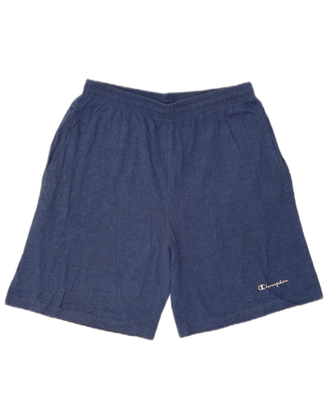 Pantaloncini sportivi da uomo Champion XL in cotone screziato blu