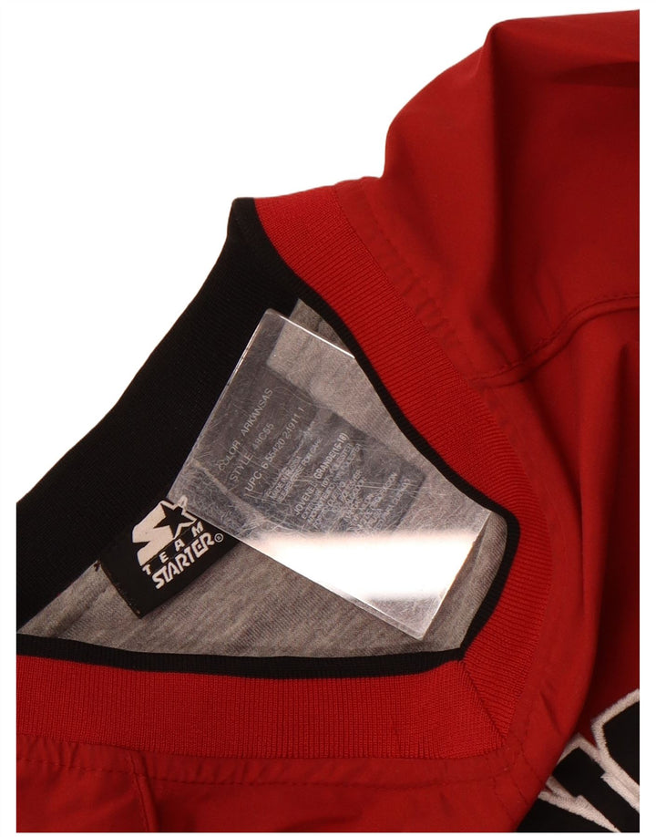 Giacca da tuta da uomo con grafica pullover grafica Starter, colore rosso medio