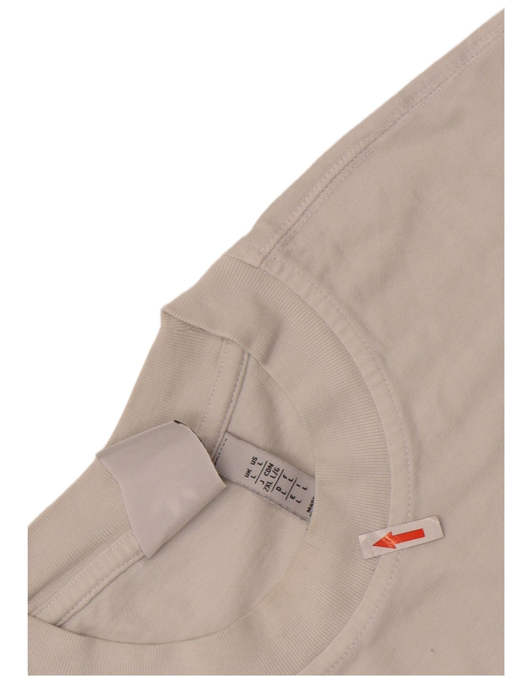 Maglietta Adidas da uomo Top Large in cotone bianco
